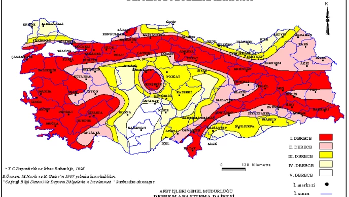 Türkiye'deki Deprem Bölgeleri Nerelerdir? - Magdeburger Sigorta